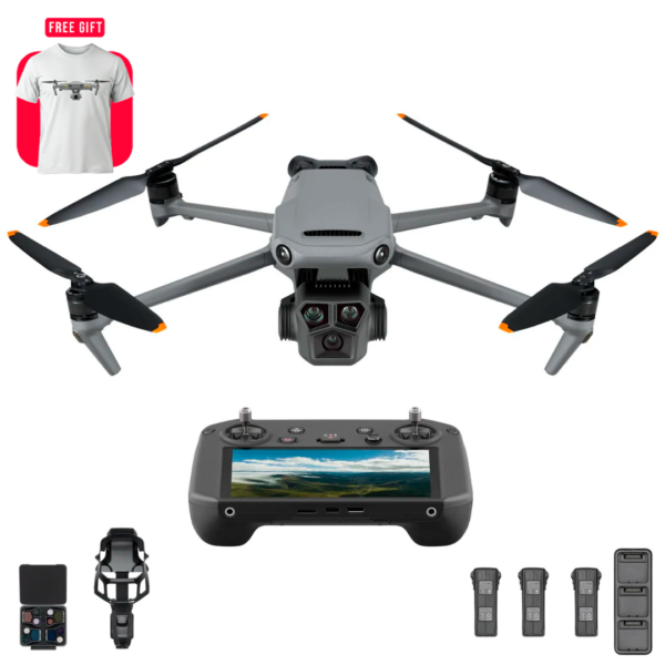 MavicPro Racam Edition – Drone with Triple 4K Full HD Camera + Remote Control and 3 Extra Batteries